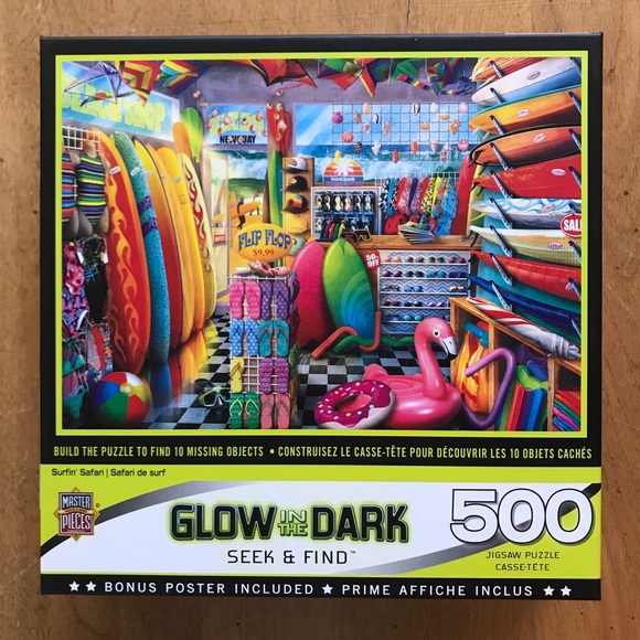 GLOW IN THE DARK Puzzle!!!! - Picture 1 of 8